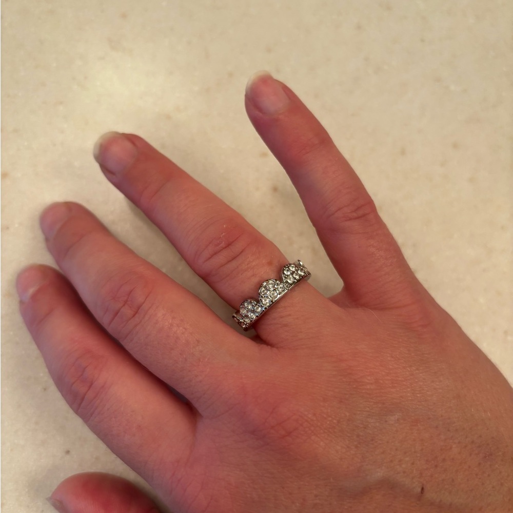 Kate Spade Silver Scallop Ring